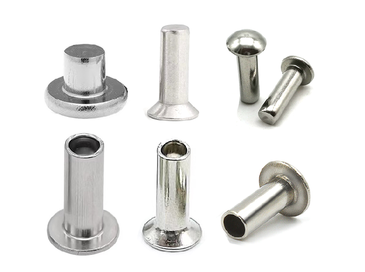 Verschiedenes Nietmaterial