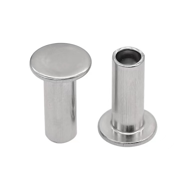 Halbhohlnieten aus Aluminium