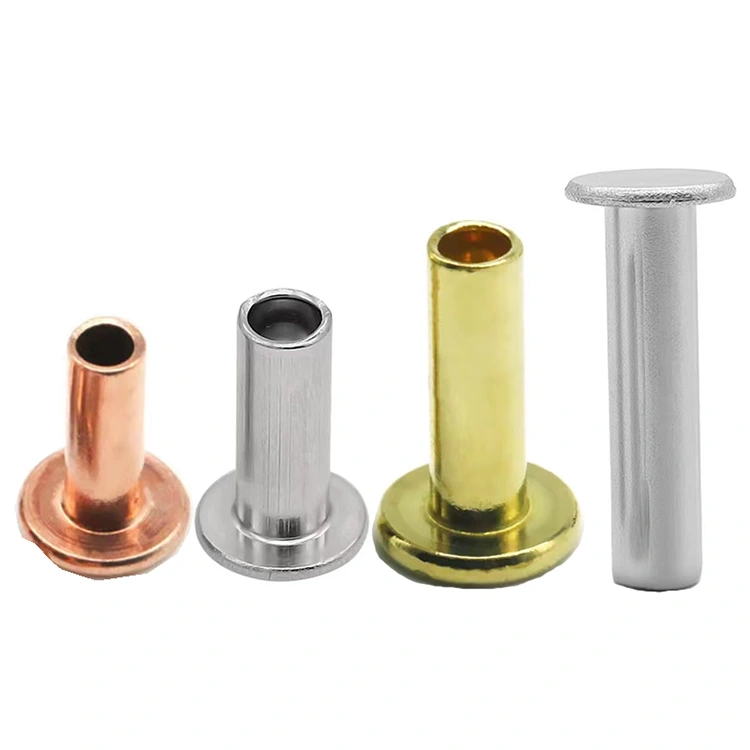 Flachkopf-Halbhohlnieten