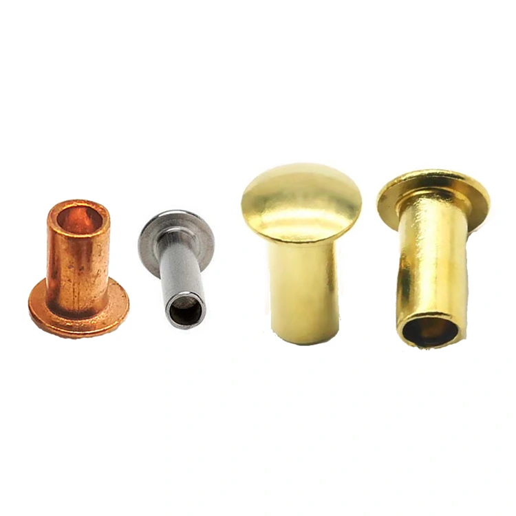 Flachkopf-Halbhohlnieten