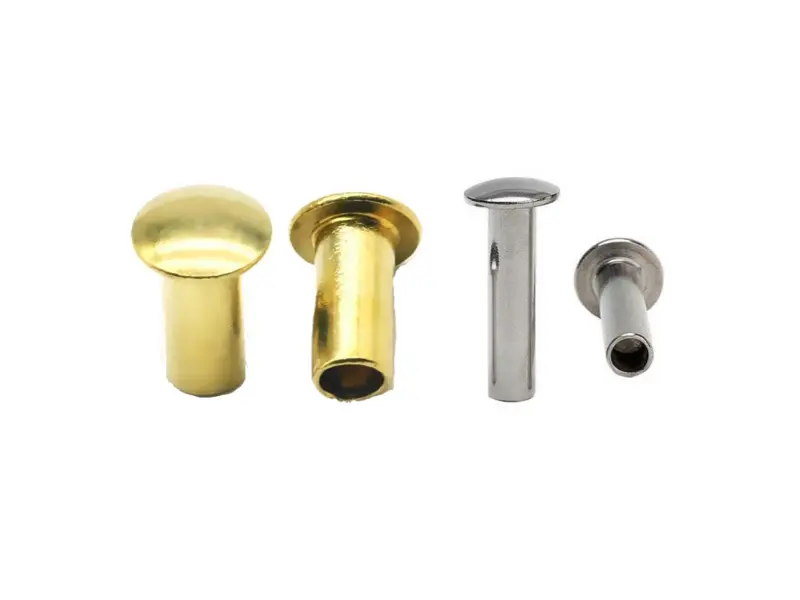 Halbhohlnieten mit rundem Kopf